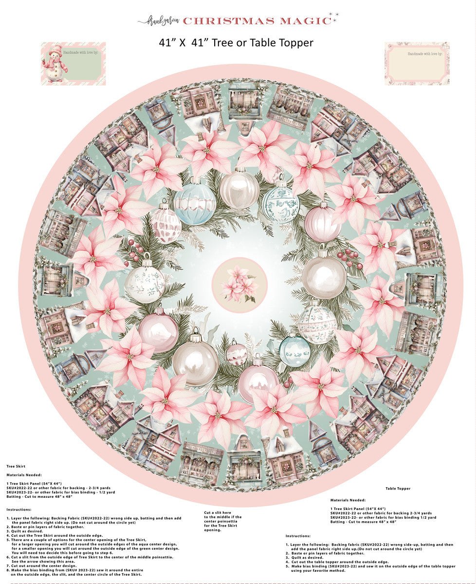 Panel 550 - Christmas Magic Tree Skirt