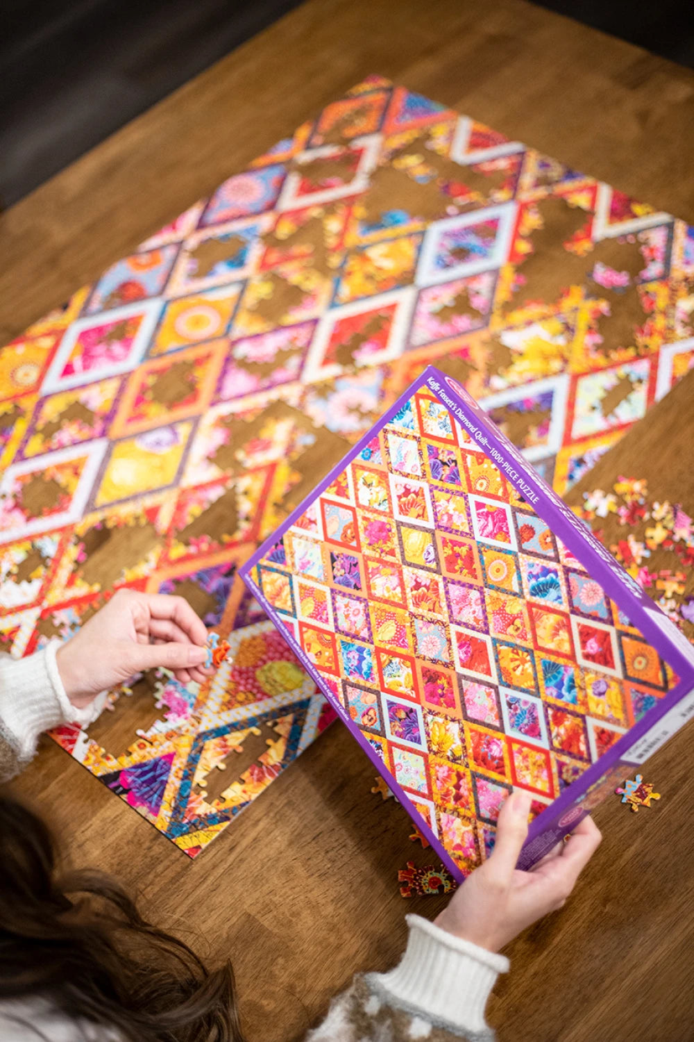 Diamond Quilt - 1000 Piece - Jigsaw Puzzle