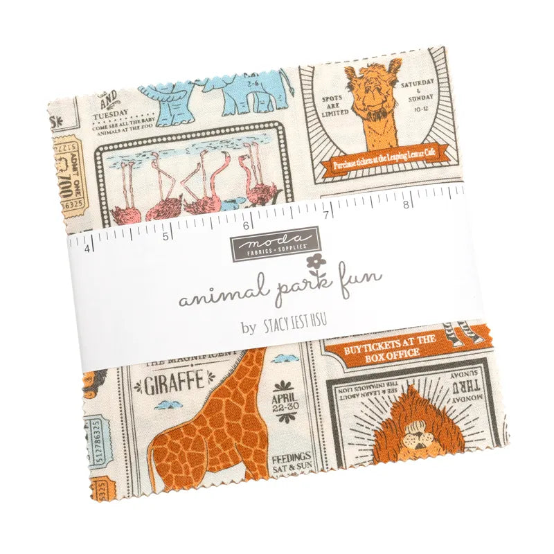 Moda Charm Pack - Animal Park - 42 5" squares