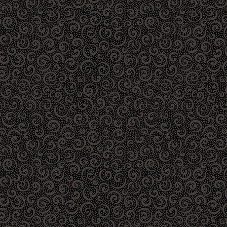 Quilting Illusions - Curly Cue, Black - 21517-J