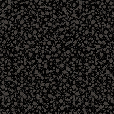 Quilting Illusions - Dots, Black - 21521-J