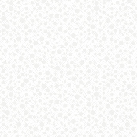 Quilting Illusions - Dots, White - 21521-Z