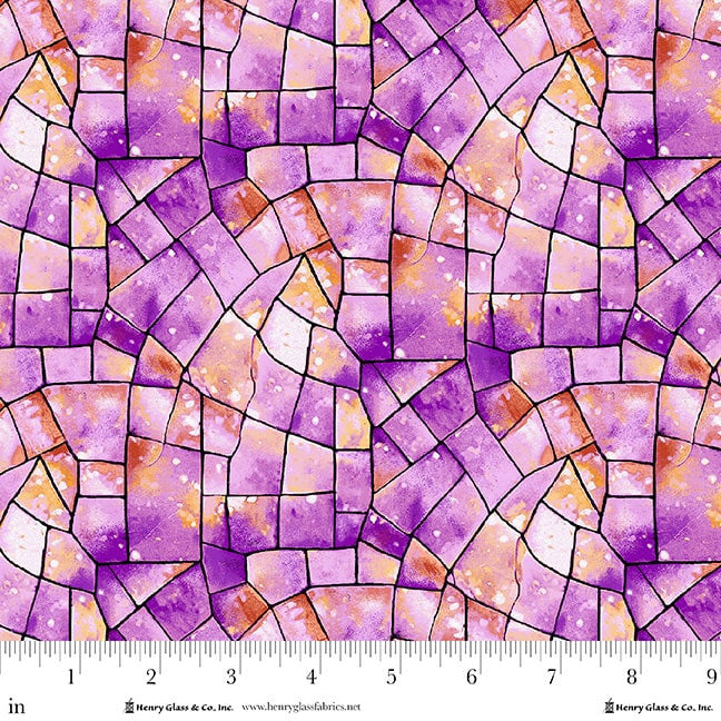 Wide Back - Kaleidoscope 108" - Kaleidoscope, Fuchsia - 2178-55