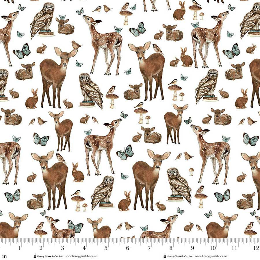 Whimsical Woods - Allover Animals, Multi - Q-2230-13