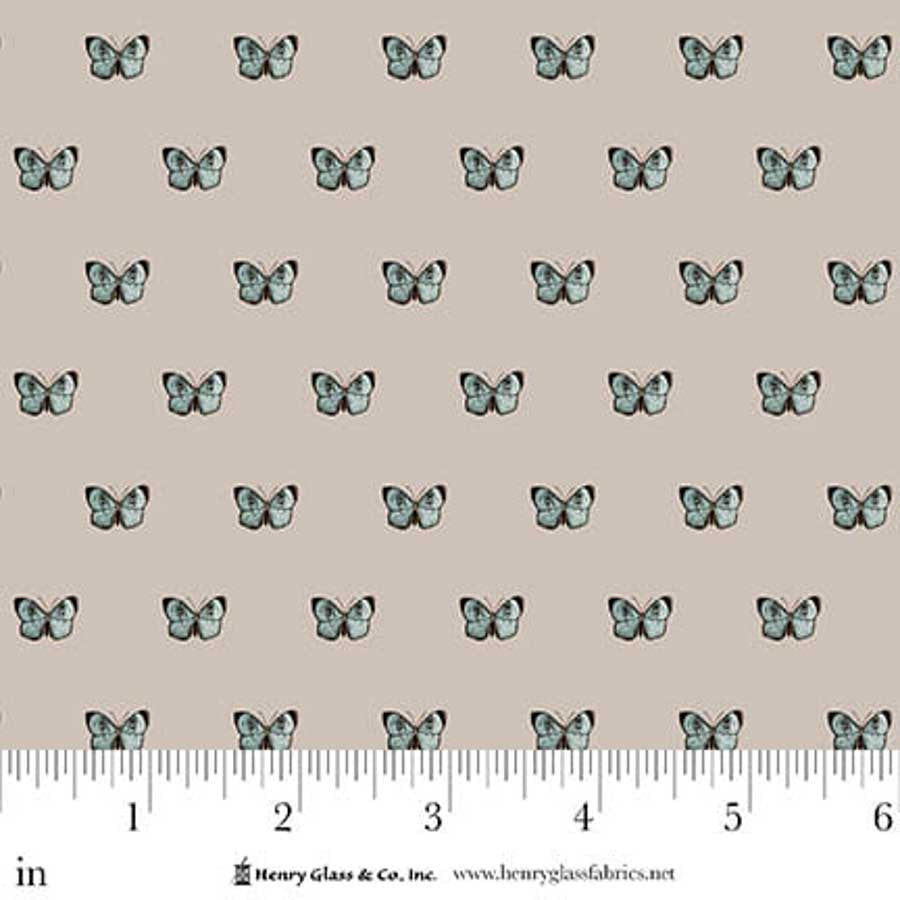 Whimsical Woods - Small Butterflies, Beige - Q-2232-14