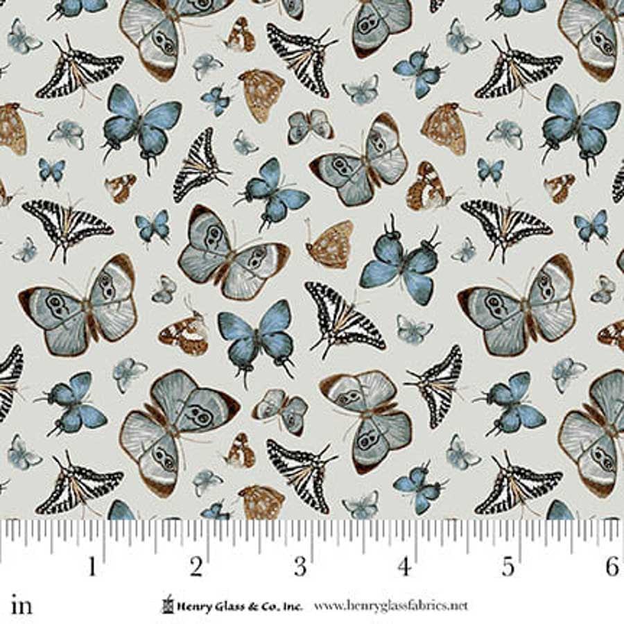 Whimsical Woods - Tossed Butterflies, Multi - Q-2233-11