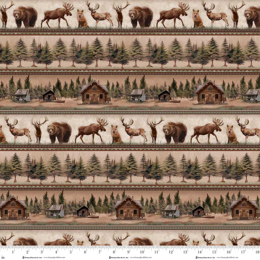 Majestic Mountainside - Novelty Stripe, Multi - 2318-36