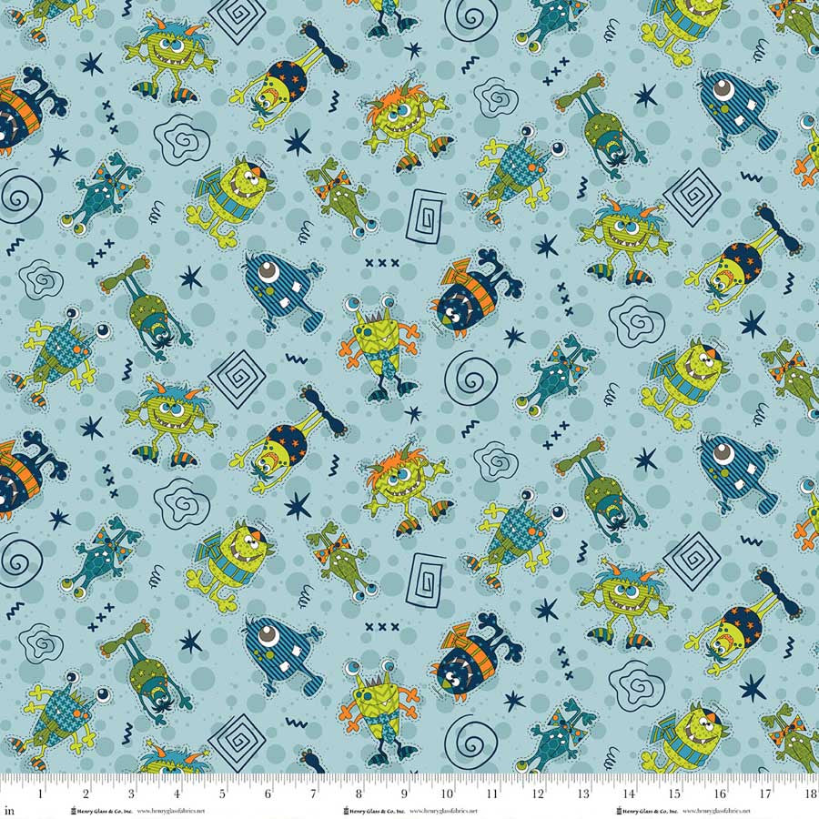 Silly Gilly Returns - Monsters, Blue - 2343-11