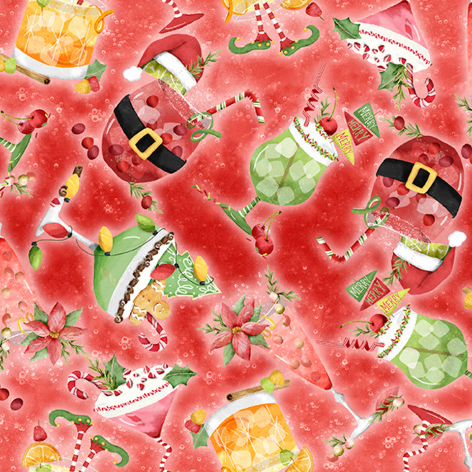 Happy Alcoholidays - Jingle Juice Toss, Red - 24572-RED