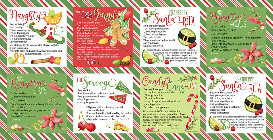 Happy Alcoholidays - Merry Mixology, Multi- 24574-MLT