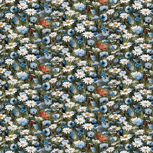 Blue Autumn - Meadow Whisper, Green - 24589-GRN