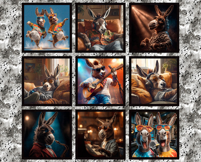 Panel 569 - Donkey Picture Patches