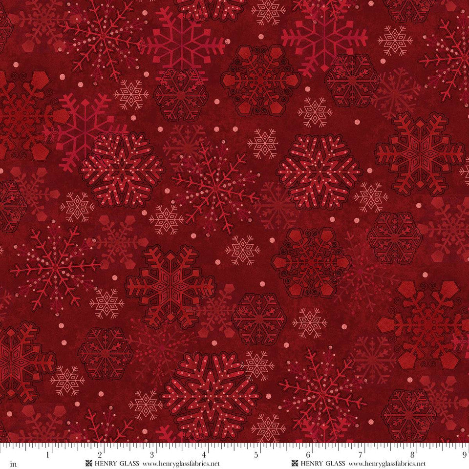 Gifts of Gratitude - Snowflakes, Red - Q-2529-88