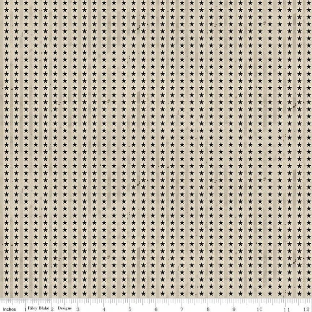 Northern Christmas - Star Stripes, Neutral - C17836-NEUTRAL