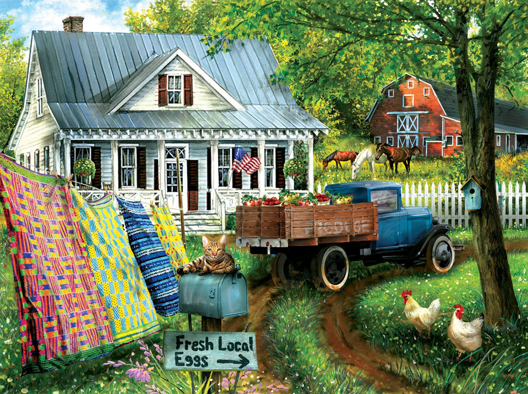 Countryside Living - 1000 Piece - Jigsaw Puzzle