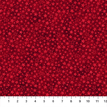 Stars and Stripes 14 - Tonal Stars, Red - 29050-24