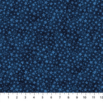 Stars and Stripes 14 - Tonal Stars, Navy - 29050-49