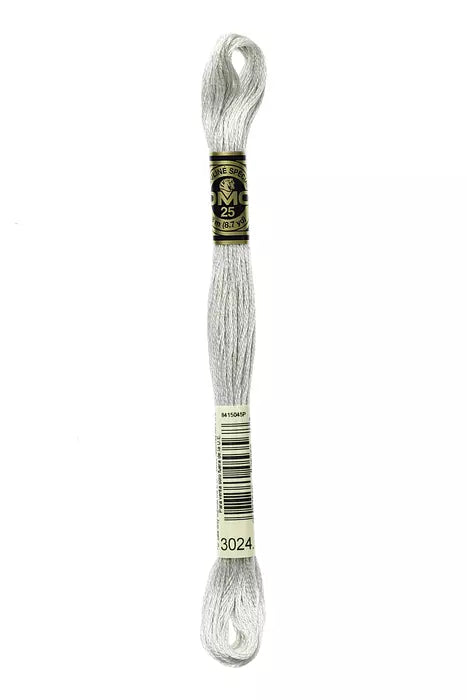 DMC 6 Strand Embroidery Floss - 3024 Silver Linings