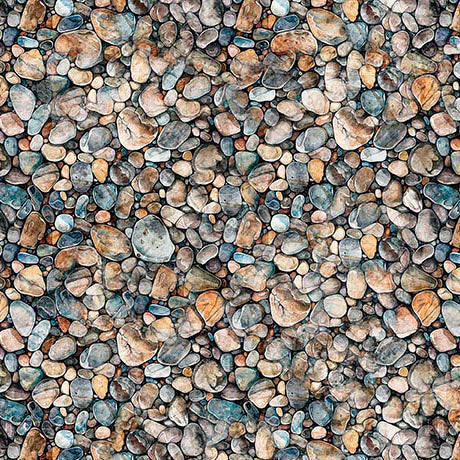 Earthly Delights - River Rocks, Multi - 31306-X
