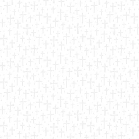 Quilting Illusions - Crosses, White - 31438-Z