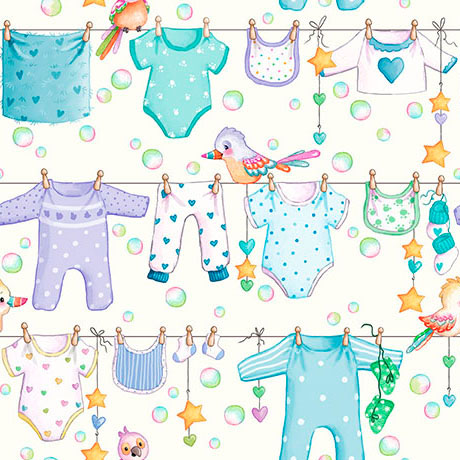 Little Ones - Baby Clothesline, Cream - 31723-E