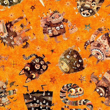 A Haunting We Will Go - Halloween Monster Toss, Orange 31946-O