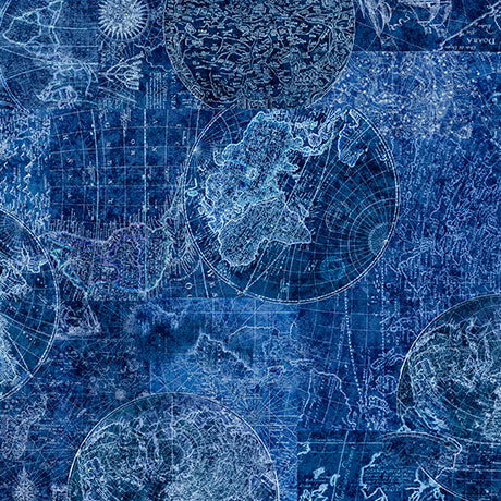 Nauticus - Map Tonal, Navy - 32056-N