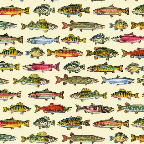 The Lure of Fishing - Fish Set, Buttercream - 32126-E