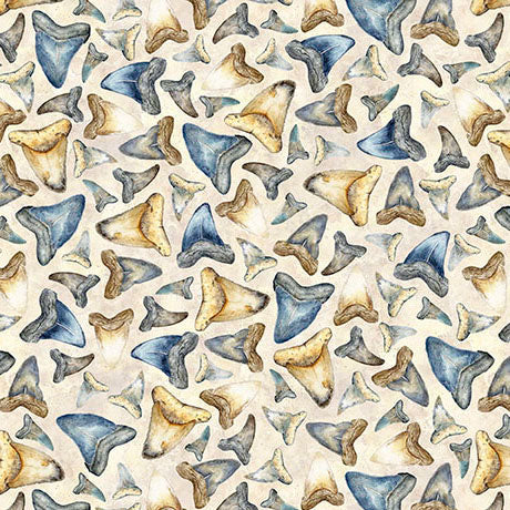 Into the Deep - Shark Teeth, Tan - 32224-E