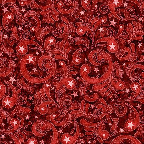 American Heritage - Star Paisley, Red - 32303-R