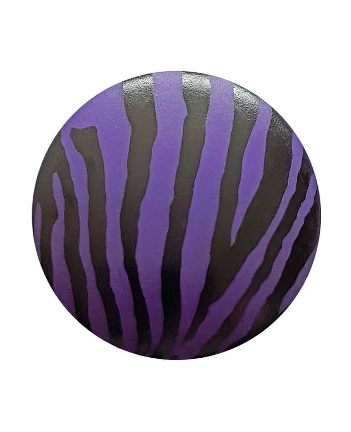 Dill Button 28mm Polyamid Button - Animal Print Lilac 363804