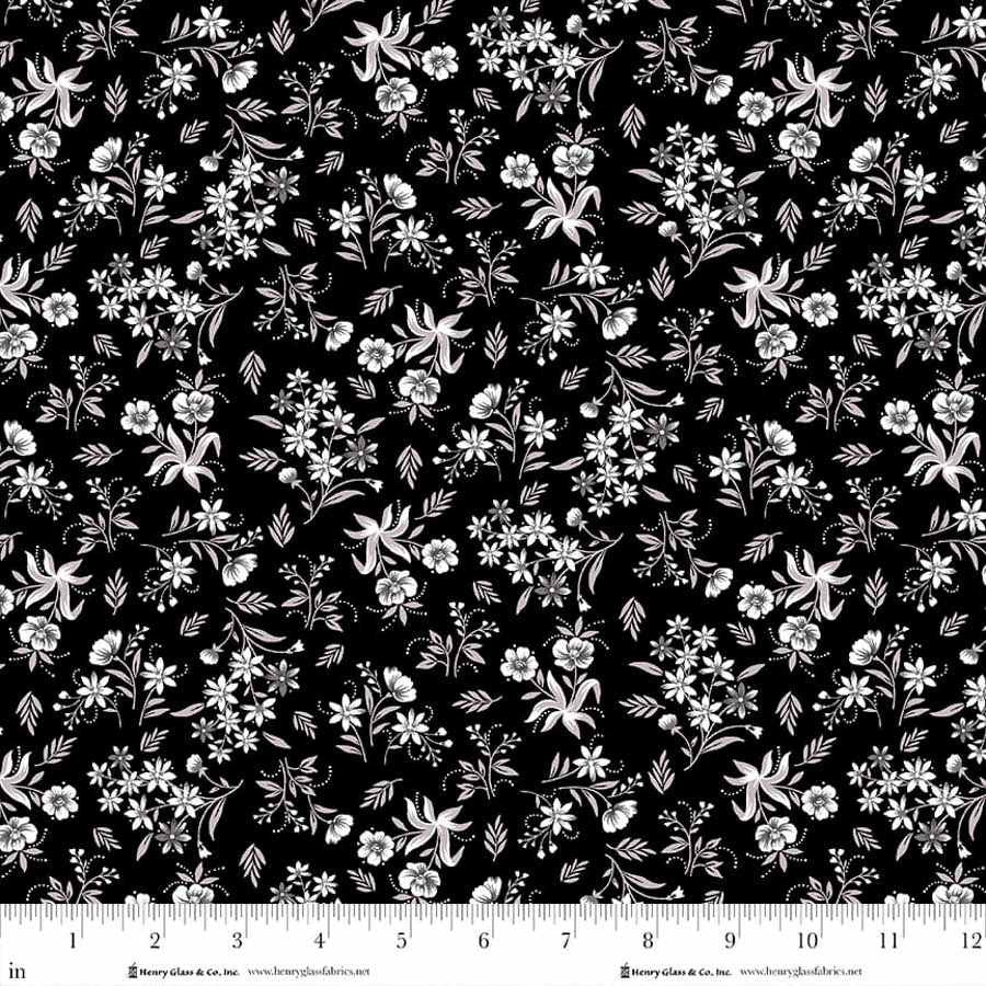 Scarlet's Treasure - Nosegays, Black - 3646-99