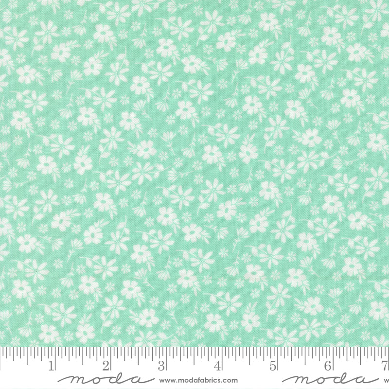 Delightfully Yours - Blossoms, Aqua - 37701-17