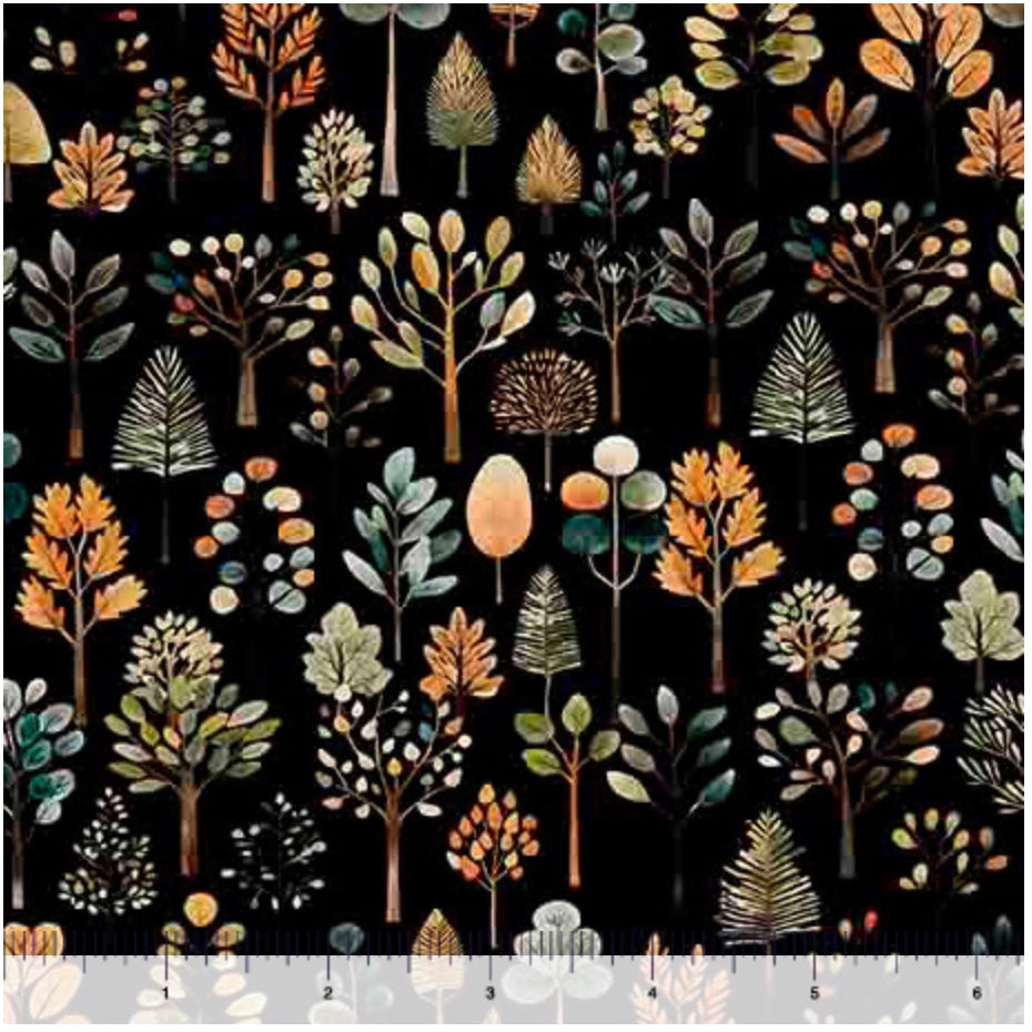 Bigfoot - Trees, Black - 30996-J