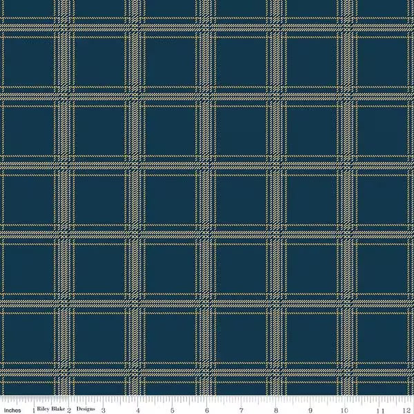 Plaid-Venture Club - Hunter, Navy - C17041