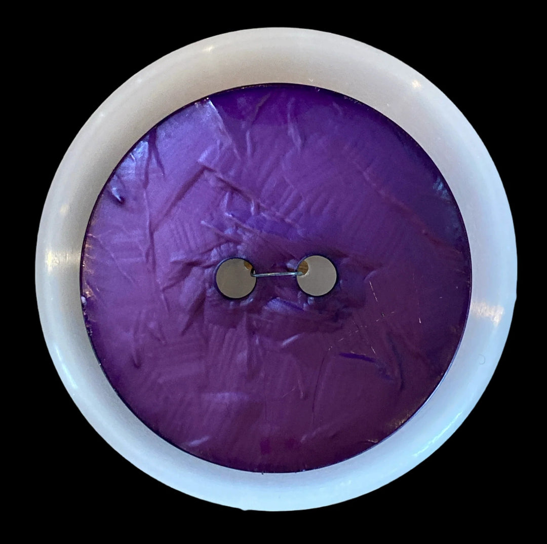 Dill Button 45mm Eggplant - 390254