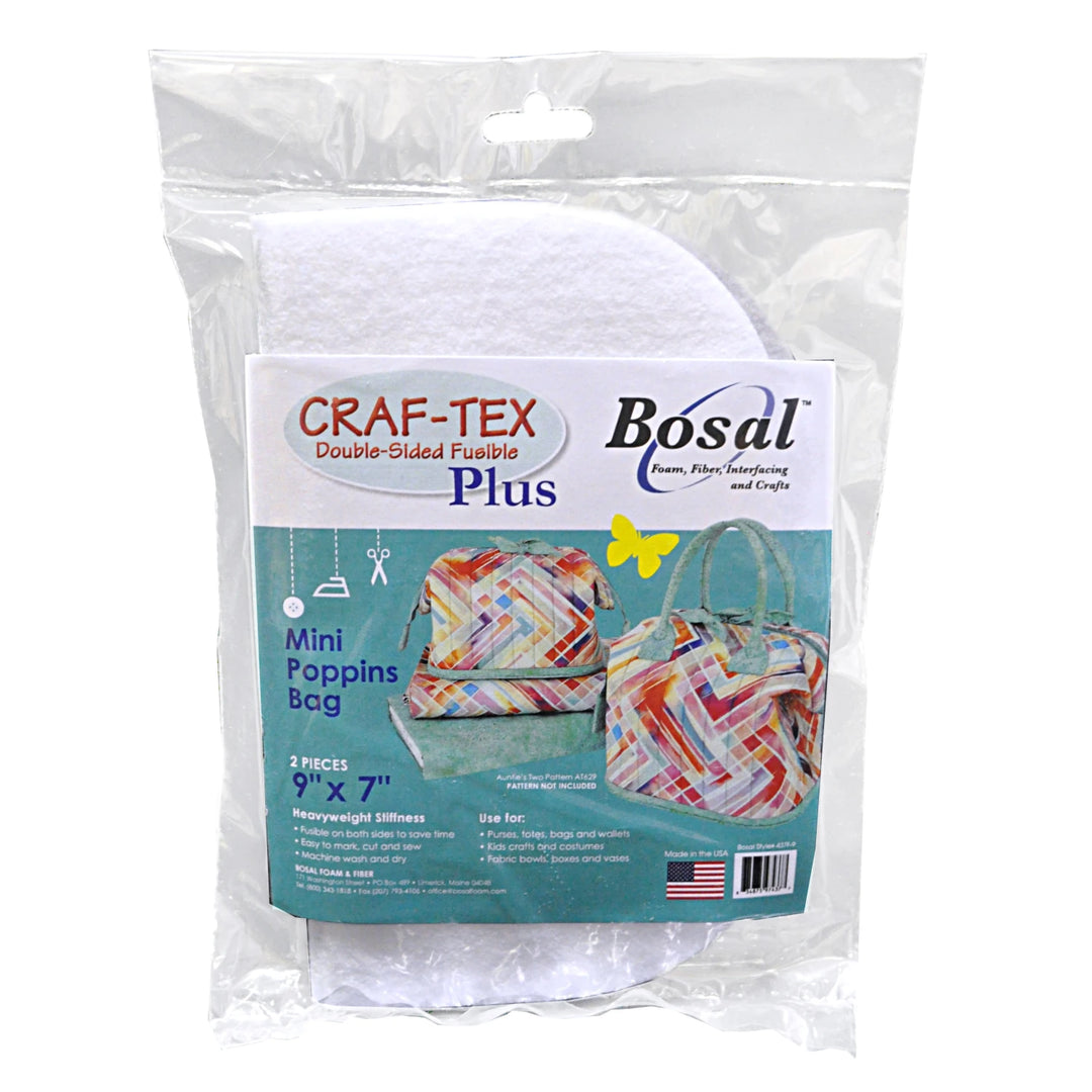 Craf-Tex Double Sided Mini Poppins Bag - 2pk