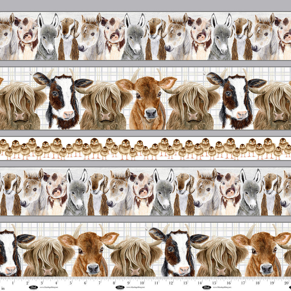 Little Seedlings Farm - Farm Animals, White - 4387-01