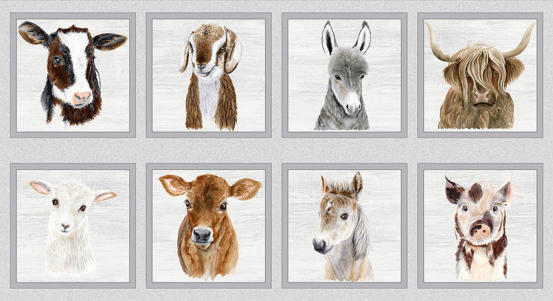 Panel 467 - Little Seedlings Farm - Animal Blocks