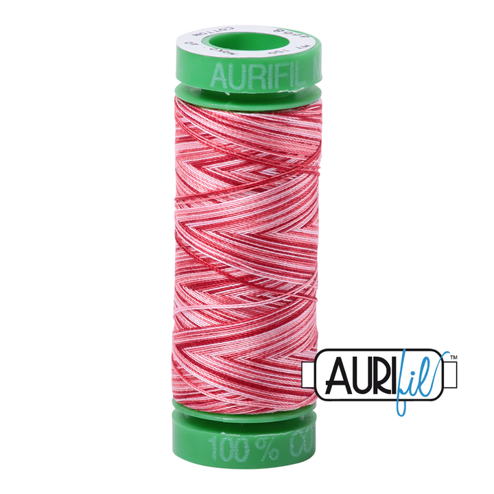 #4668 Strawberry Parfait Variegated Aurifil Cotton Thread