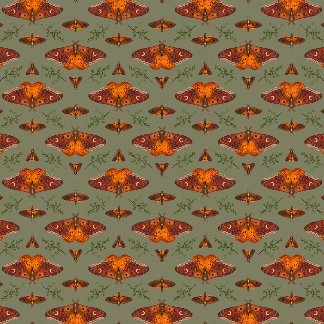 Harvest Haunt - Moths, Green - 4809-66