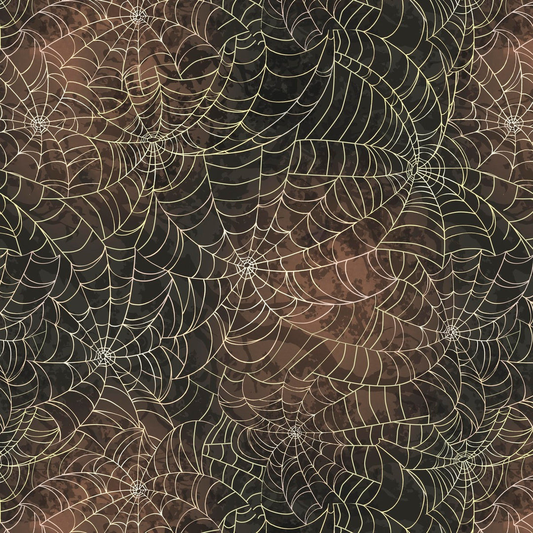 Harvest Haunt - Spider Web with Shadows, Charcoal - 4814-97