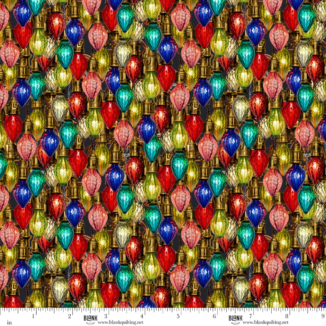 Gears & Garland - Steampunk Christmas Bulbs, Blue - 4819-77