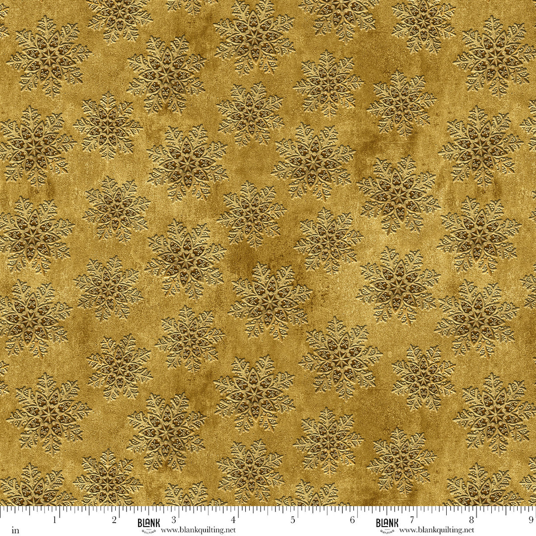Gears & Garland - Snowflakes, Gold - 4824-30