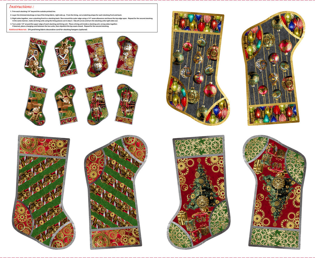 Panel 552 - Steampunk Christmas Stockings