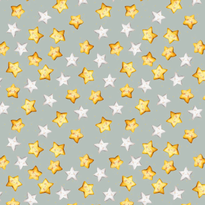 Nursery Rhyme Time - Stars, Slate - 4836-79