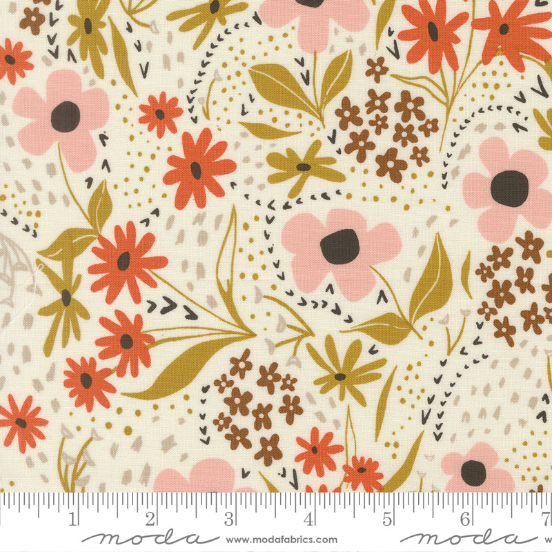 Night Owl - Feedsack Floral, Cloud - 48422-11