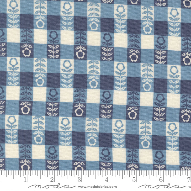 Night Owl - Flower Plaid, Sky - 48426-13