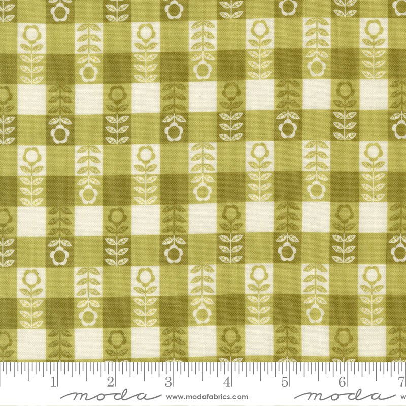Night Owl - Flower Plaid, Leaf - 48426-15