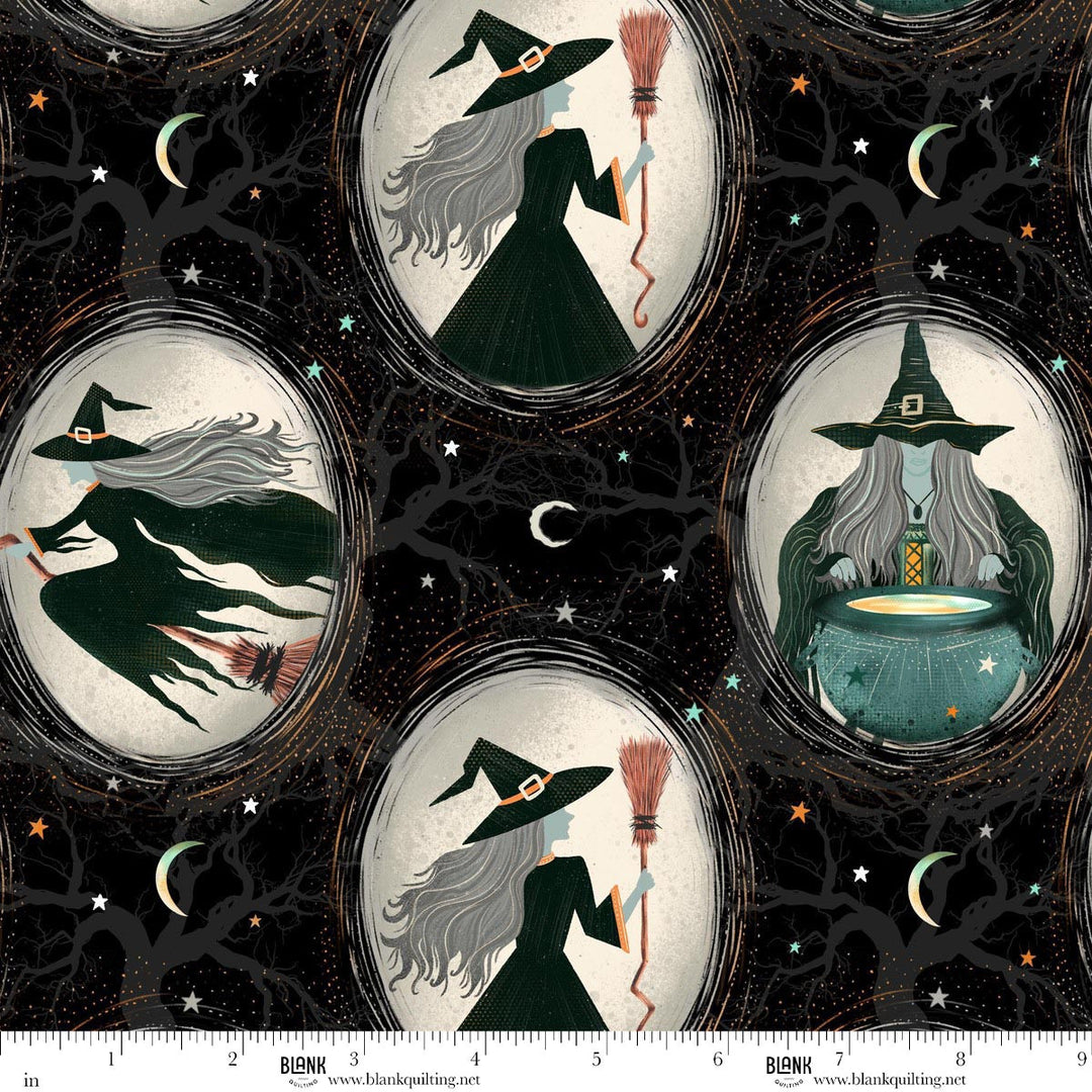 Witchy Wicked - Witch Cameos, Black - 4862-99